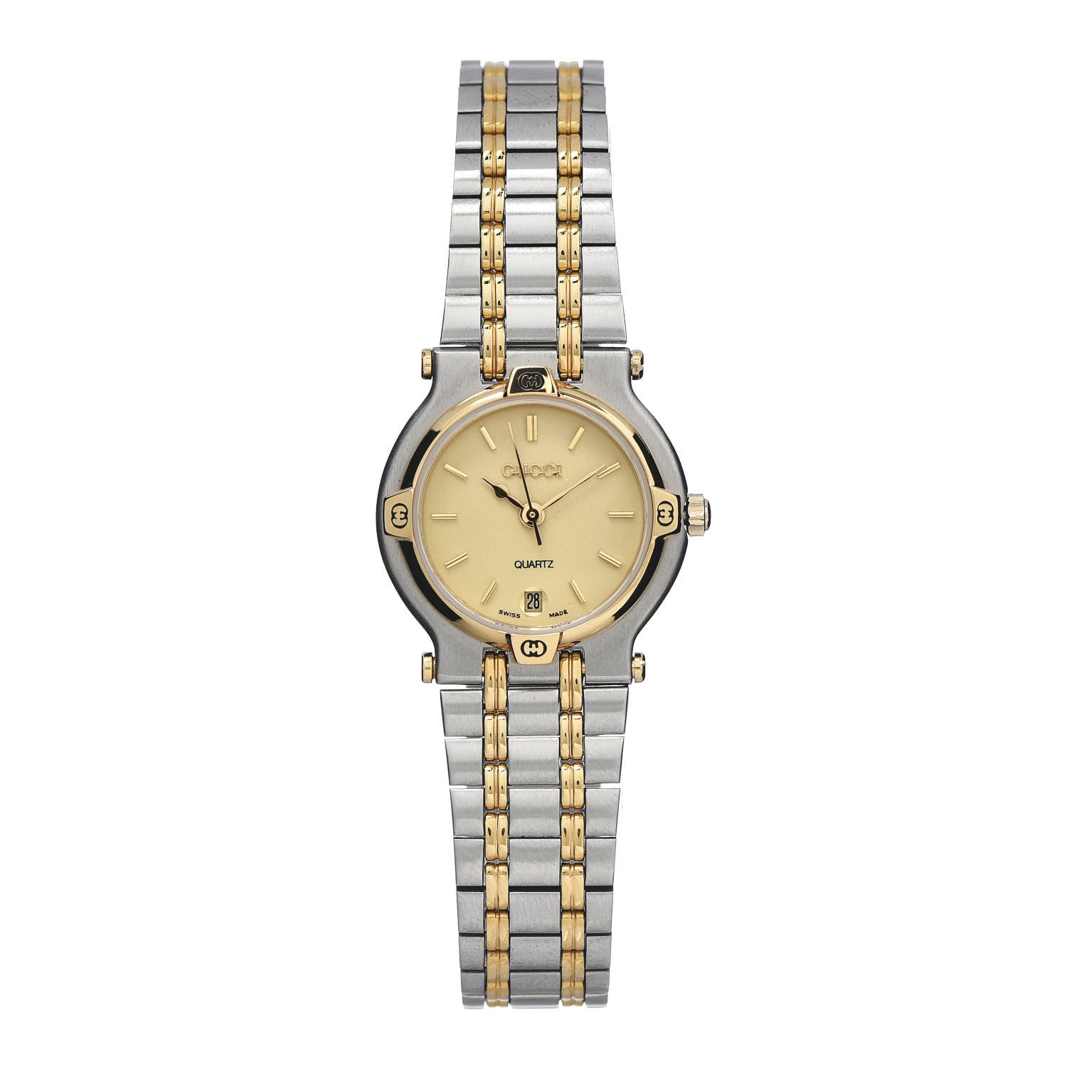 Gucci Stainless Steel 25mm 9000L Quartz Watch Gold 1 of 5