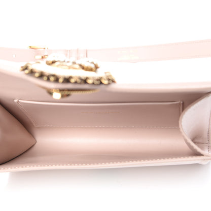 Dolce & Gabbana Agnello Vitello Devotion Belt Bag 85 34 Rosa Laminato 7 of 9