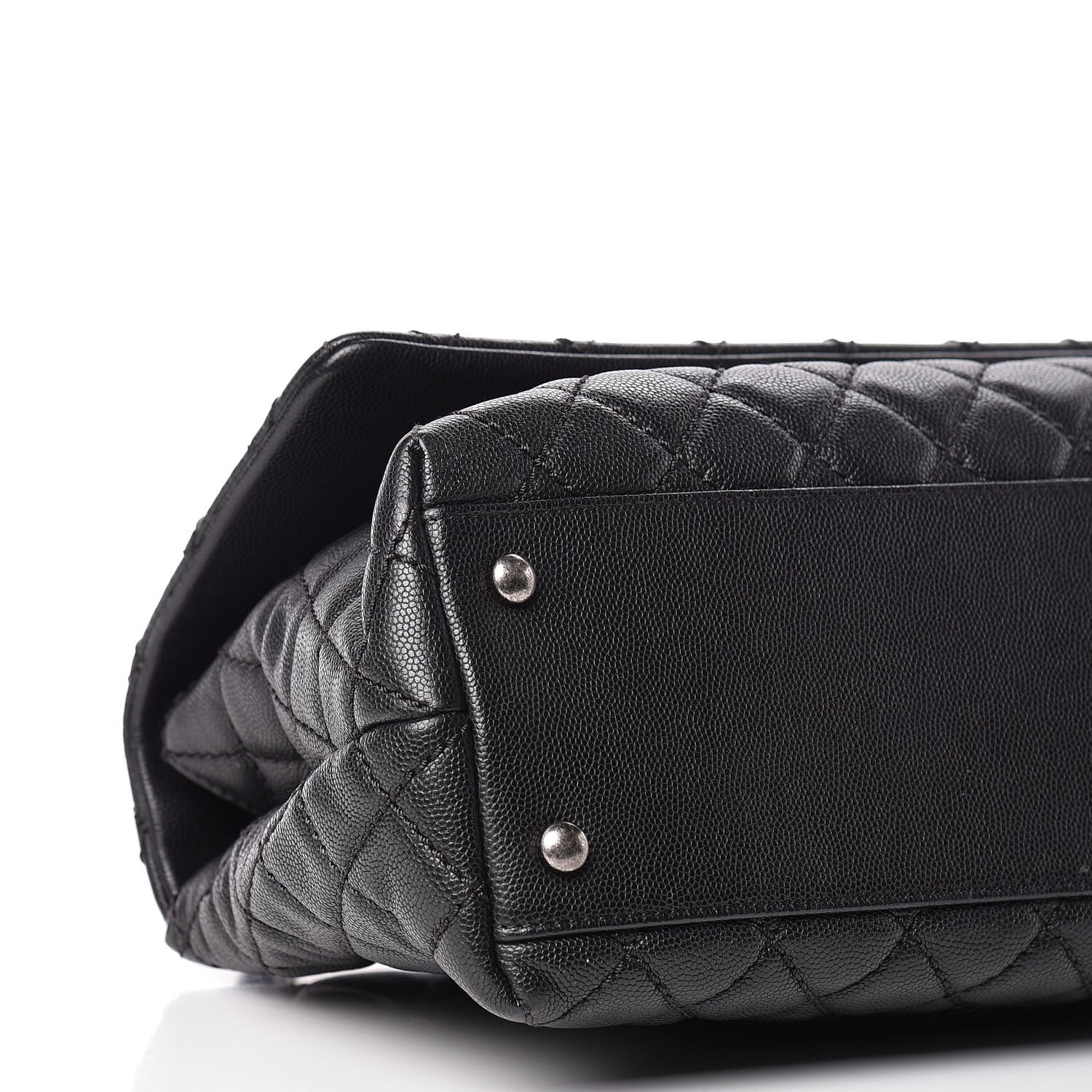 Chanel Caviar Quilted Small Coco Handle Flap Black 5 of 10