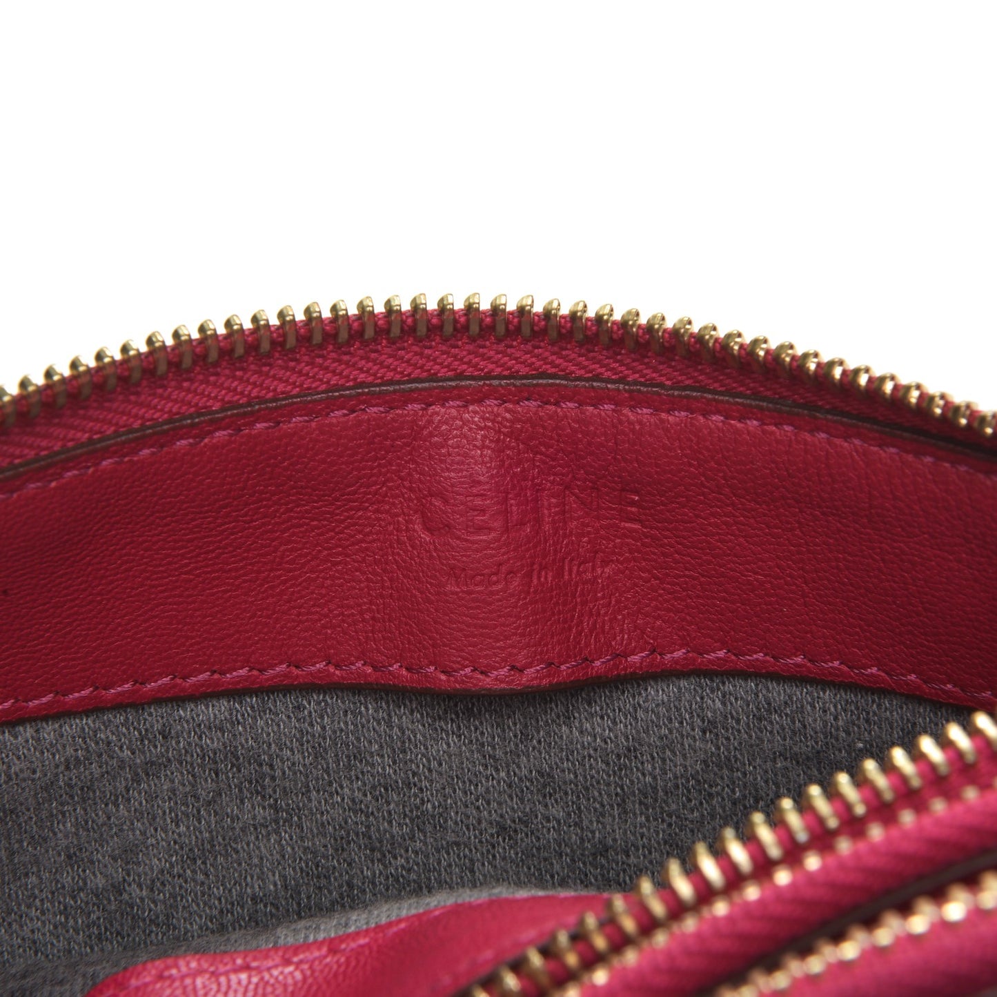 Lambskin Small Trio Crossbody Bag Fuchsia