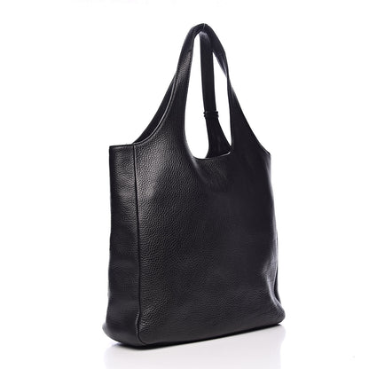 Burberry Brit Studded Calfskin Shopper Medium Black 3 of 12
