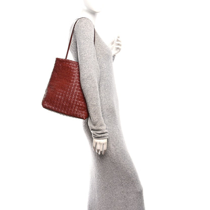 The Row Calfskin Lilou Woven Bag Pecan 2 of 9