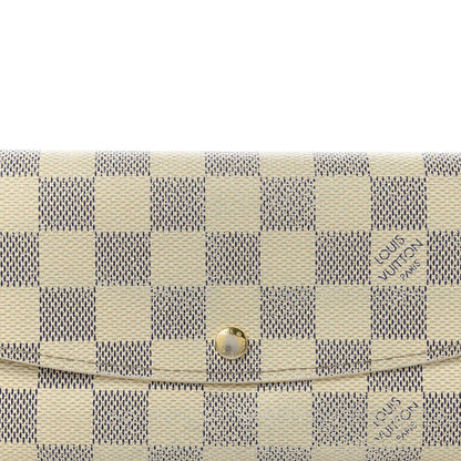 Louis Vuitton Damier Azur Emilie Wallet 10 of 12