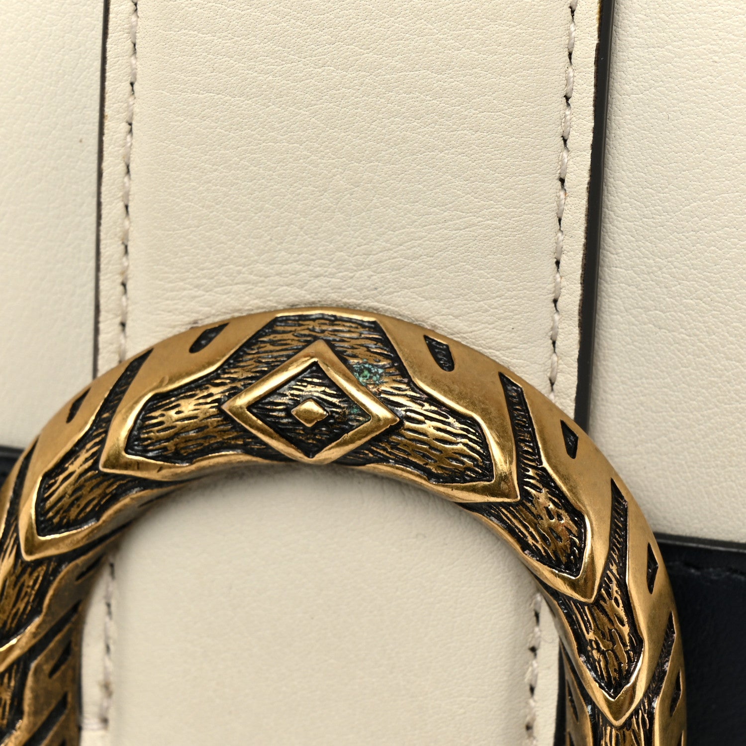 Gucci Calfskin Bamboo Web Medium Dionysus Top Handle Bag White Blue Hibiscus Red 14 of 18