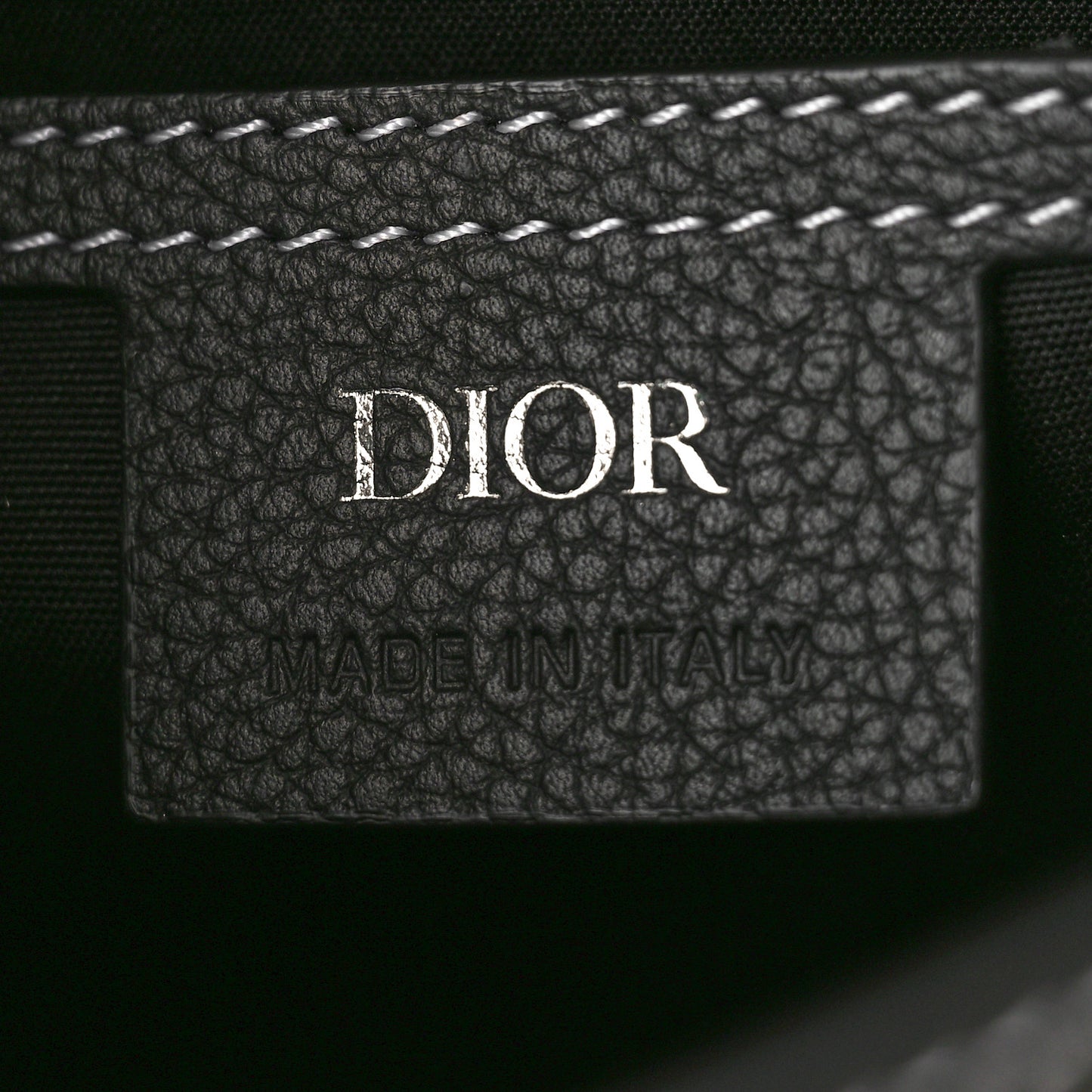 Grained Calfskin Mini Gallop Sling Bag Black
