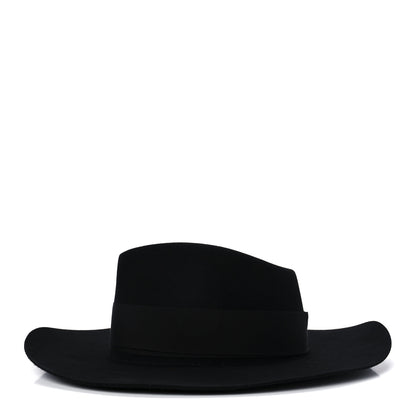 Hermes Rabbit Felt Faubourg Love Hat 57 Black 3 of 13