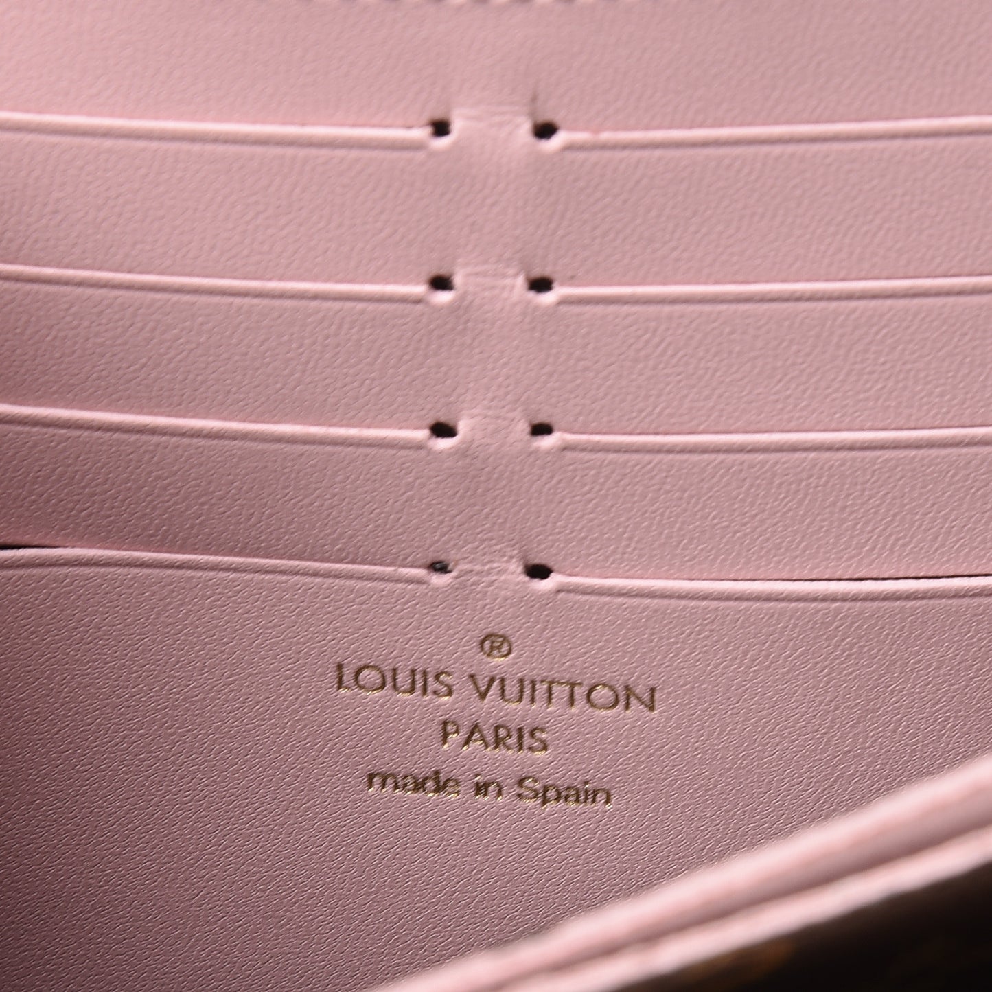 Monogram Flore Wallet Rose Ballerine