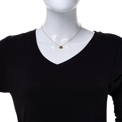 Van Cleef & Arpels 18K Yellow Gold Diamond Mini Frivole Pendant Necklace 2 of 6