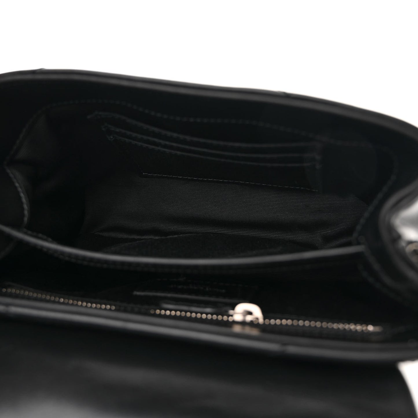 Calfskin Y Quilted Monogram Toy Loulou Crossbody Bag Black