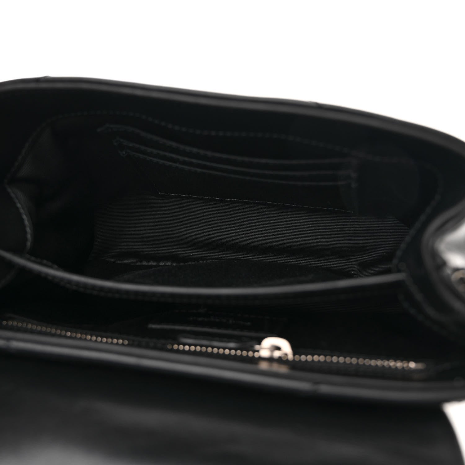 Saint Laurent Calfskin Y Quilted Monogram Toy Loulou Crossbody Bag Black 5 of 11