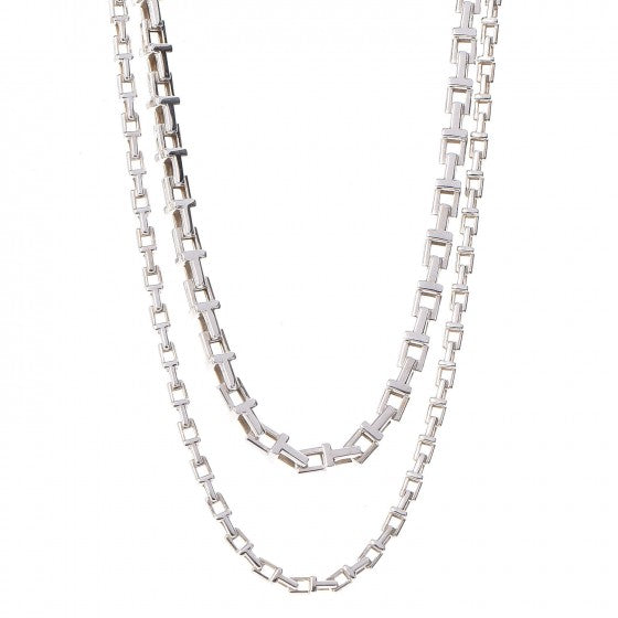 Tiffany Sterling Silver Interchangeable T Chain Necklace 1 of 9