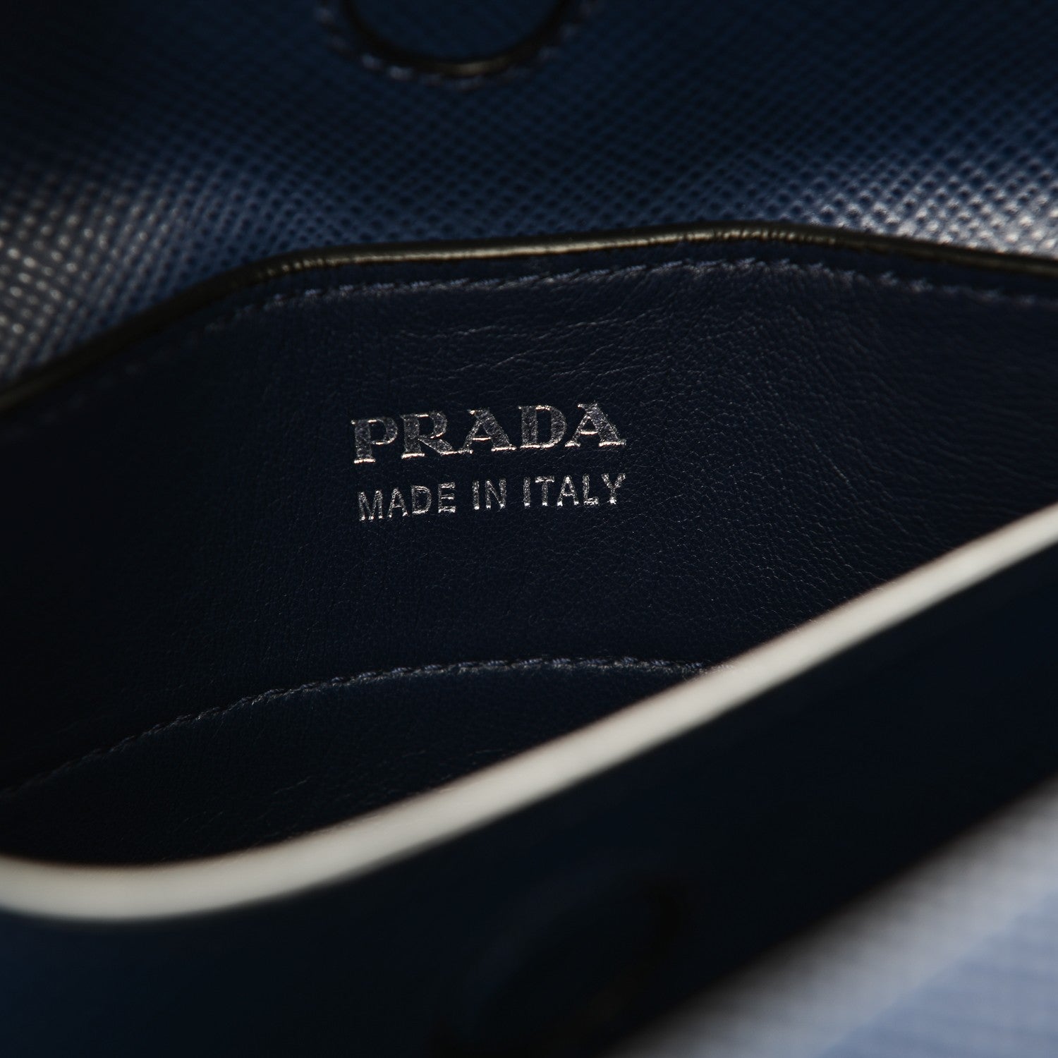 Prada Saffiano Cuir Convertible Top Handle Tote Bleuette 7 of 8