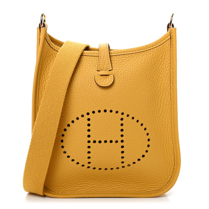 Hermes Taurillon Clemence Evelyne TPM Jaune Ambre 1 of 9
