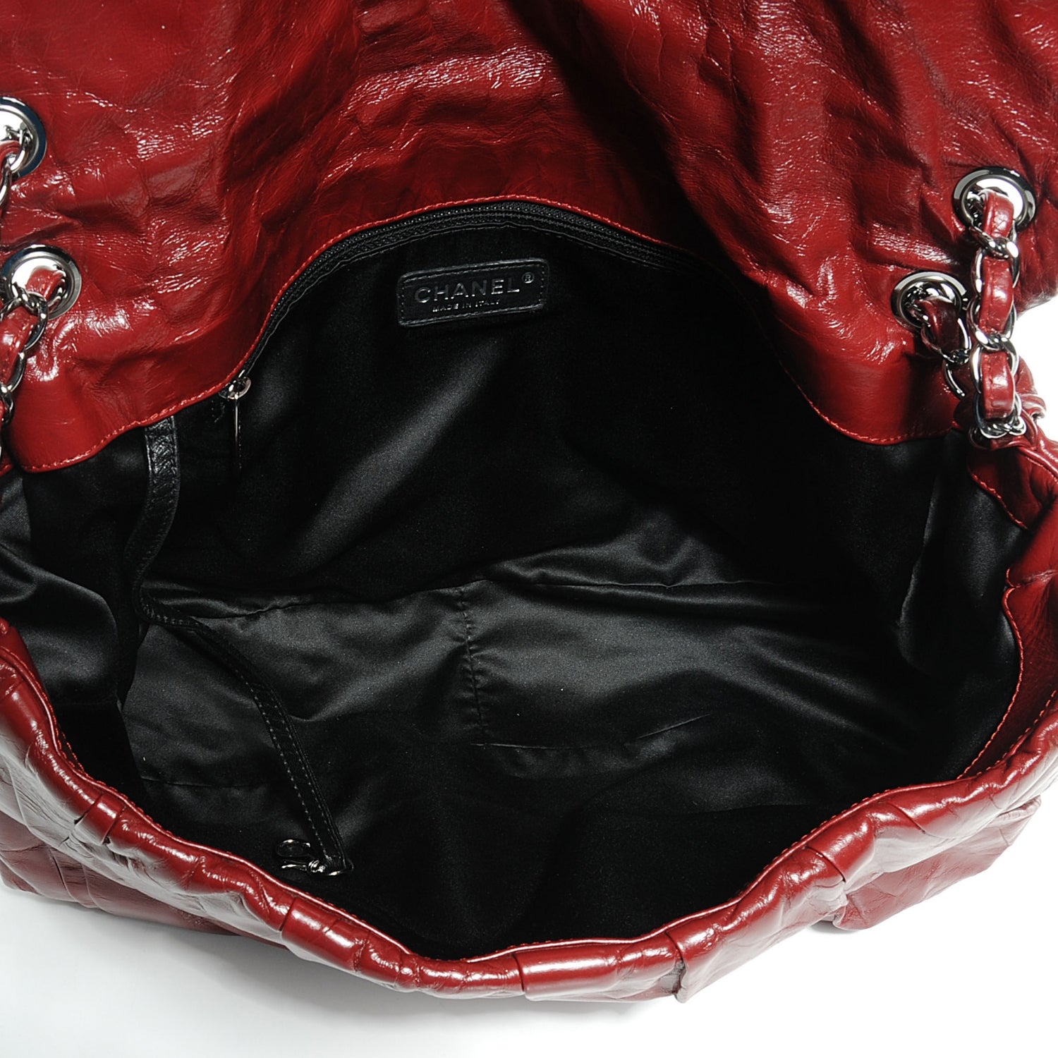 Chanel Glazed Calfskin Twisted Maxi Flap Red 5 of 7