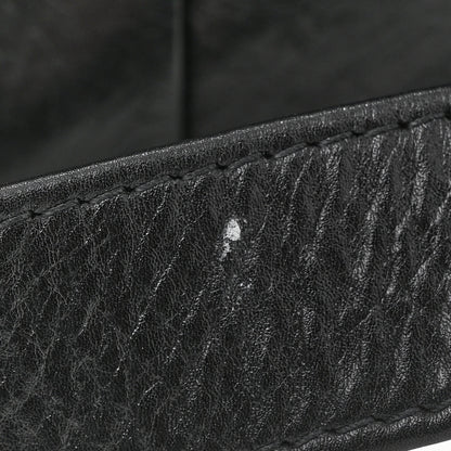 Bottega Veneta Paper Calfskin Maxi Intreccio Cassette Crossbody Bag Black 12 of 12