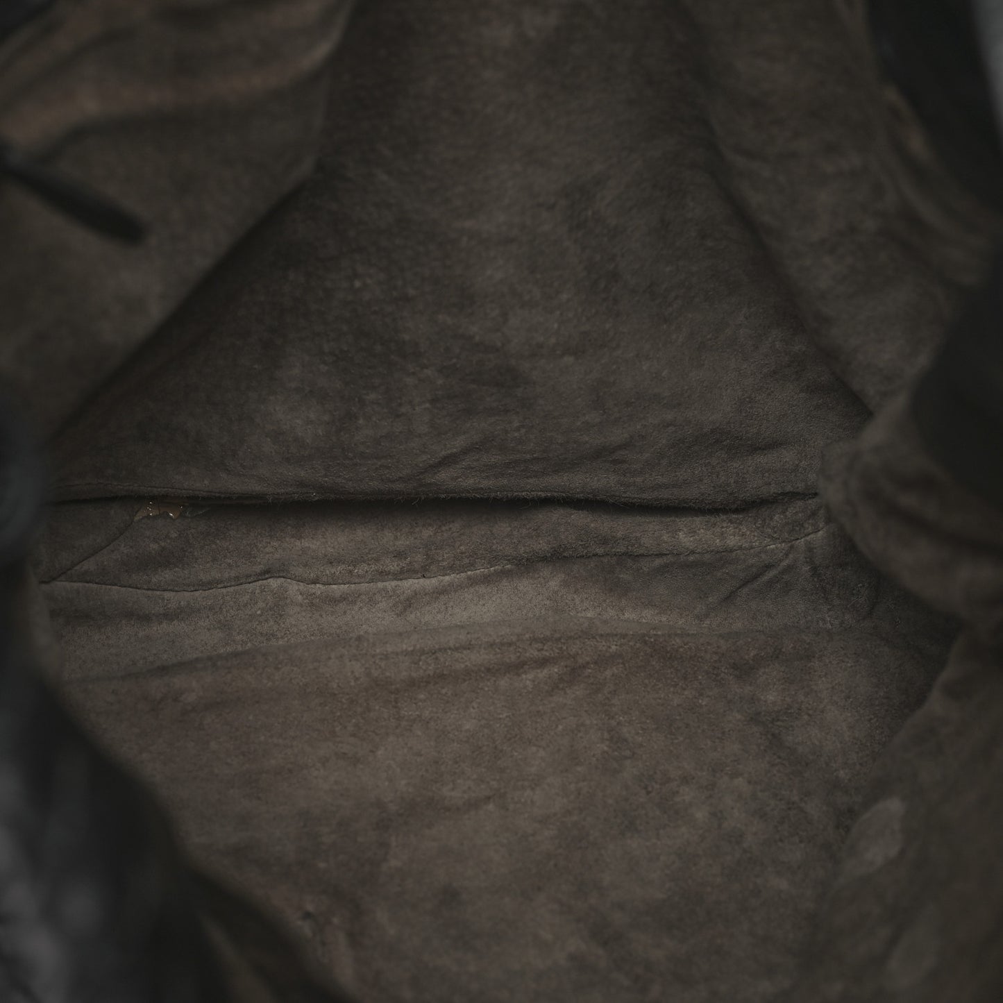 Nappa Intrecciato Medium Drawstring Tassel Tote Black