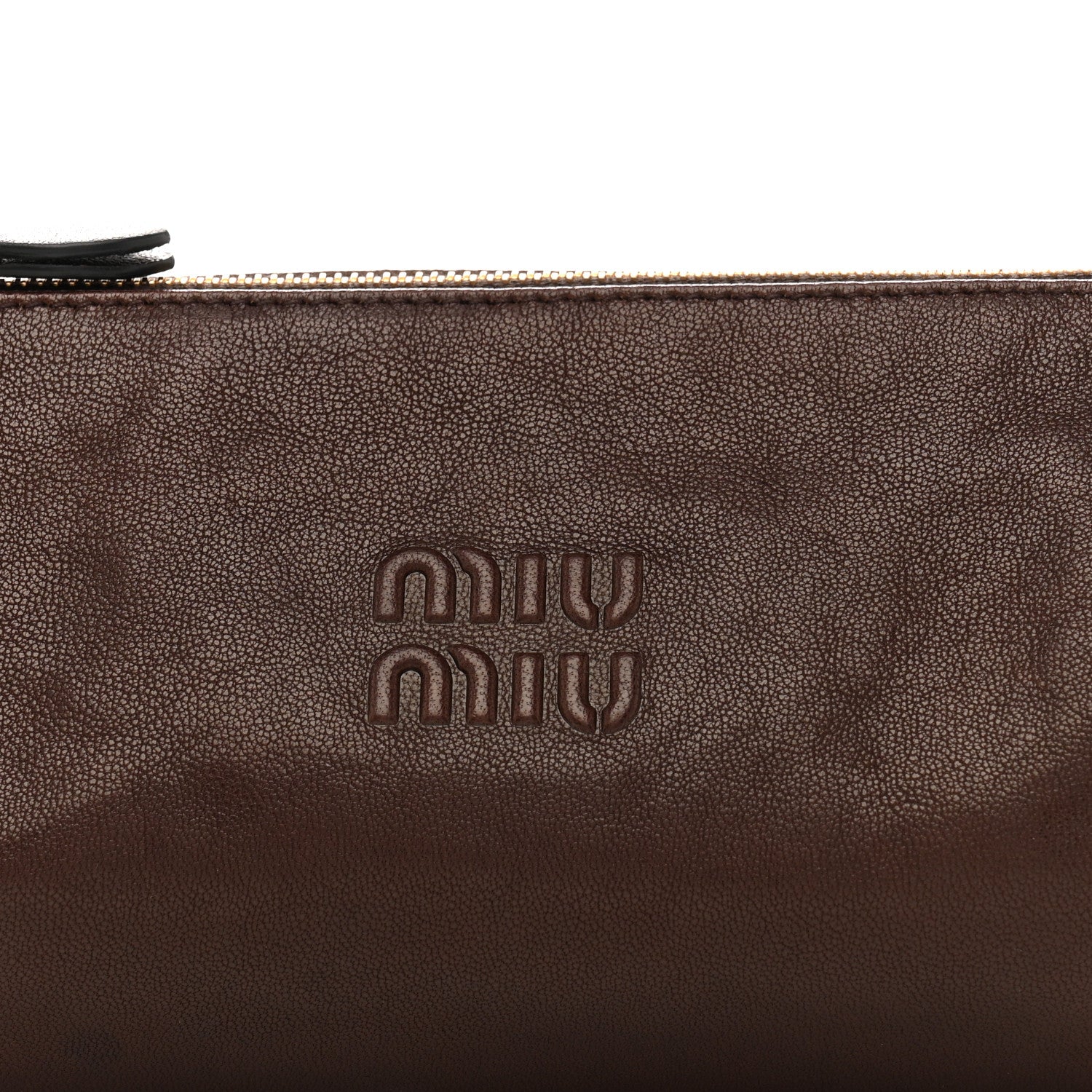 Miu Miu Nappa Aviator Mini Pouch Radica 8 of 10