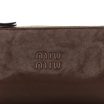 Miu Miu Nappa Aviator Mini Pouch Radica 8 of 10