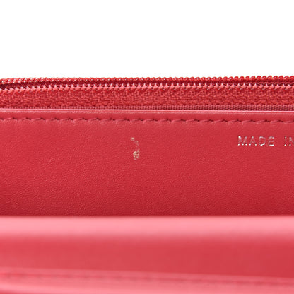 Chanel Caviar Timeless CC Wallet On Chain WOC Red 8 of 12