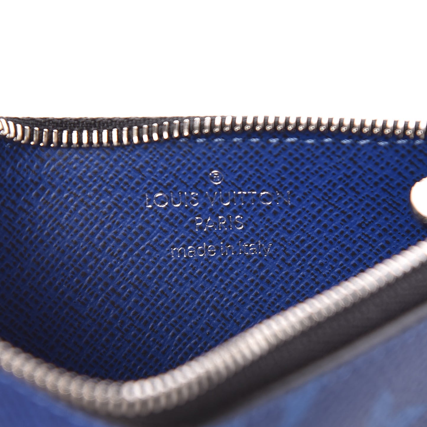 Monogram Taiga Coin Card Holder Cobalt