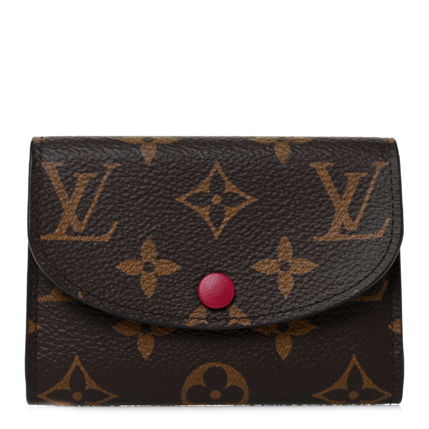 Monogram Rosalie Coin Purse Fuchsia