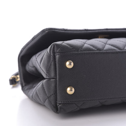 Chanel Caviar Quilted Mini Coco Handle Flap Black 6 of 10