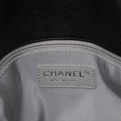 Chanel Caviar Quilted French Riviera Hobo Black 7 of 8