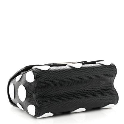 Louis Vuitton Epi Polka Dots Twist Shoulder Bag PM White Black 5 of 10