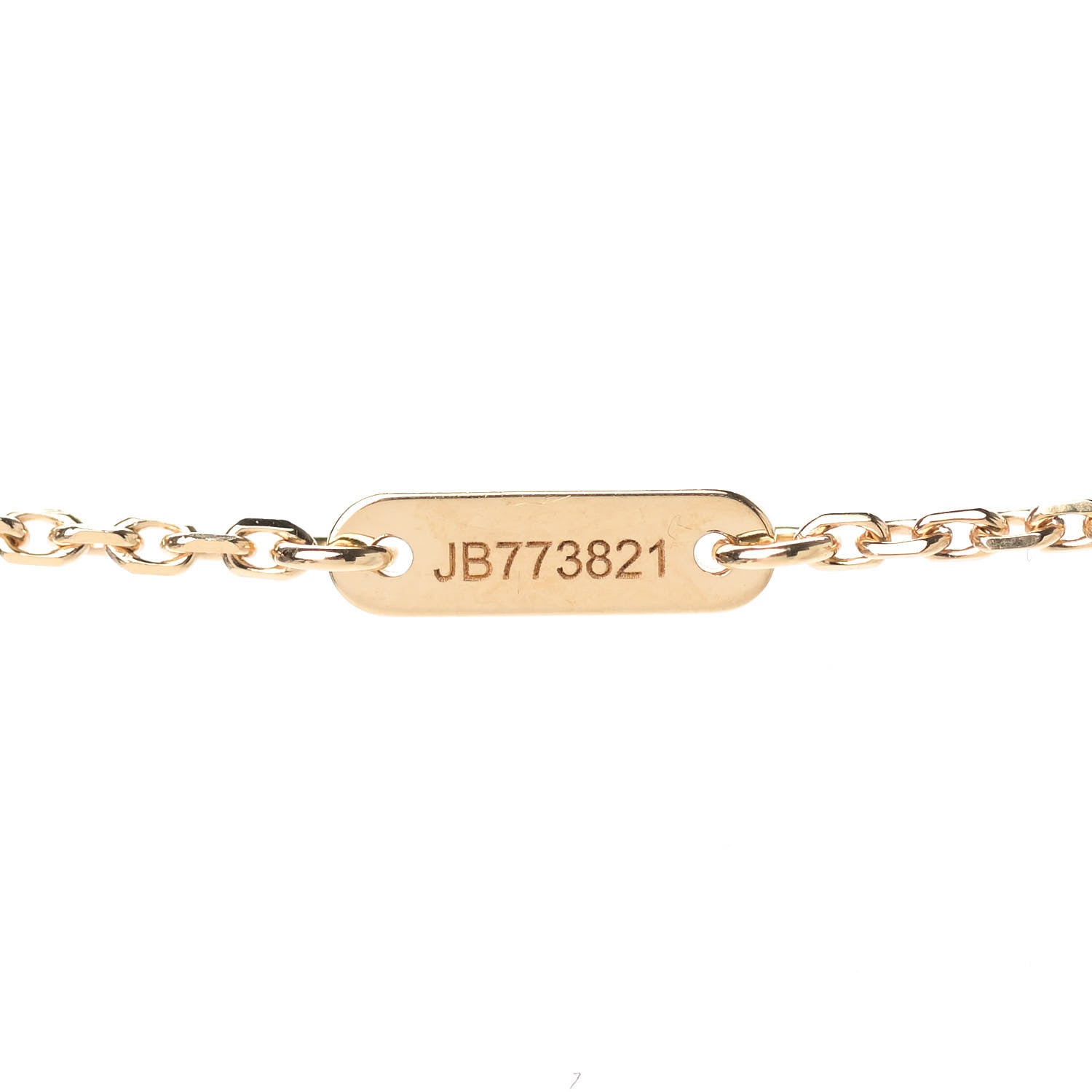 Van Cleef & Arpels 18K Yellow Gold Diamond Mini Frivole Pendant Necklace 6 of 7