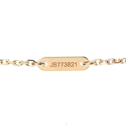 Van Cleef & Arpels 18K Yellow Gold Diamond Mini Frivole Pendant Necklace 6 of 7