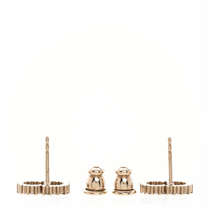 Christian Dior Strass Crystal CD Earrings Gold 3 of 5