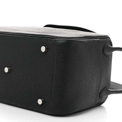 Hermes Taurillon Clemence Lindy 26 Black 10 of 10