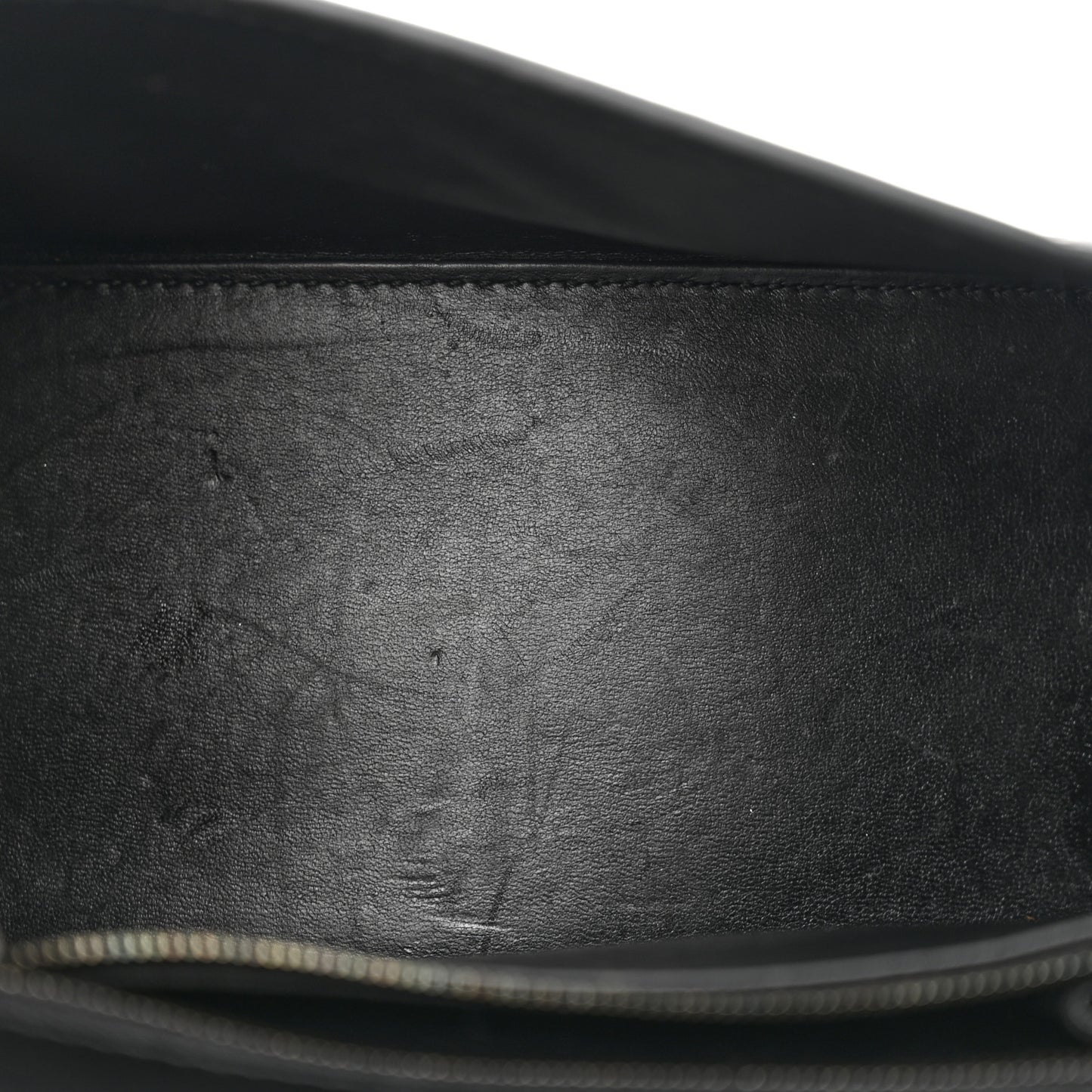 Shiny Calfskin Monochrome Crocodile Embossed Small Hourglass Top Handle Bag Black