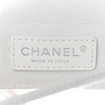 Chanel Crumpled Calfskin PVC Quilted Backpack White 8 of 10