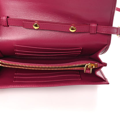 Prada Tessuto Quilted Mini Crossbody Wallet Ibisco 5 of 8