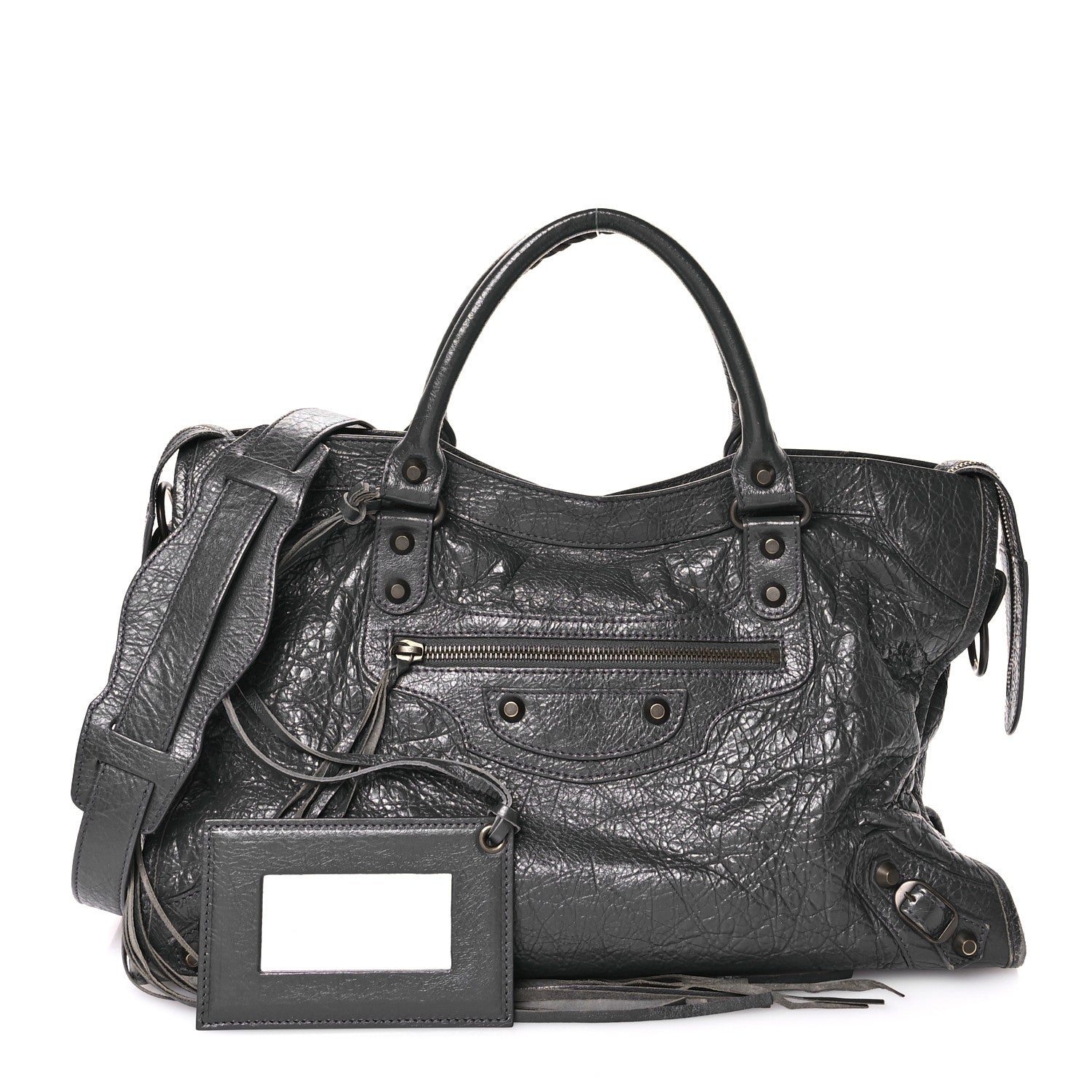 Balenciaga Agneau Classic Hardware City Gris Fossile 3 of 14