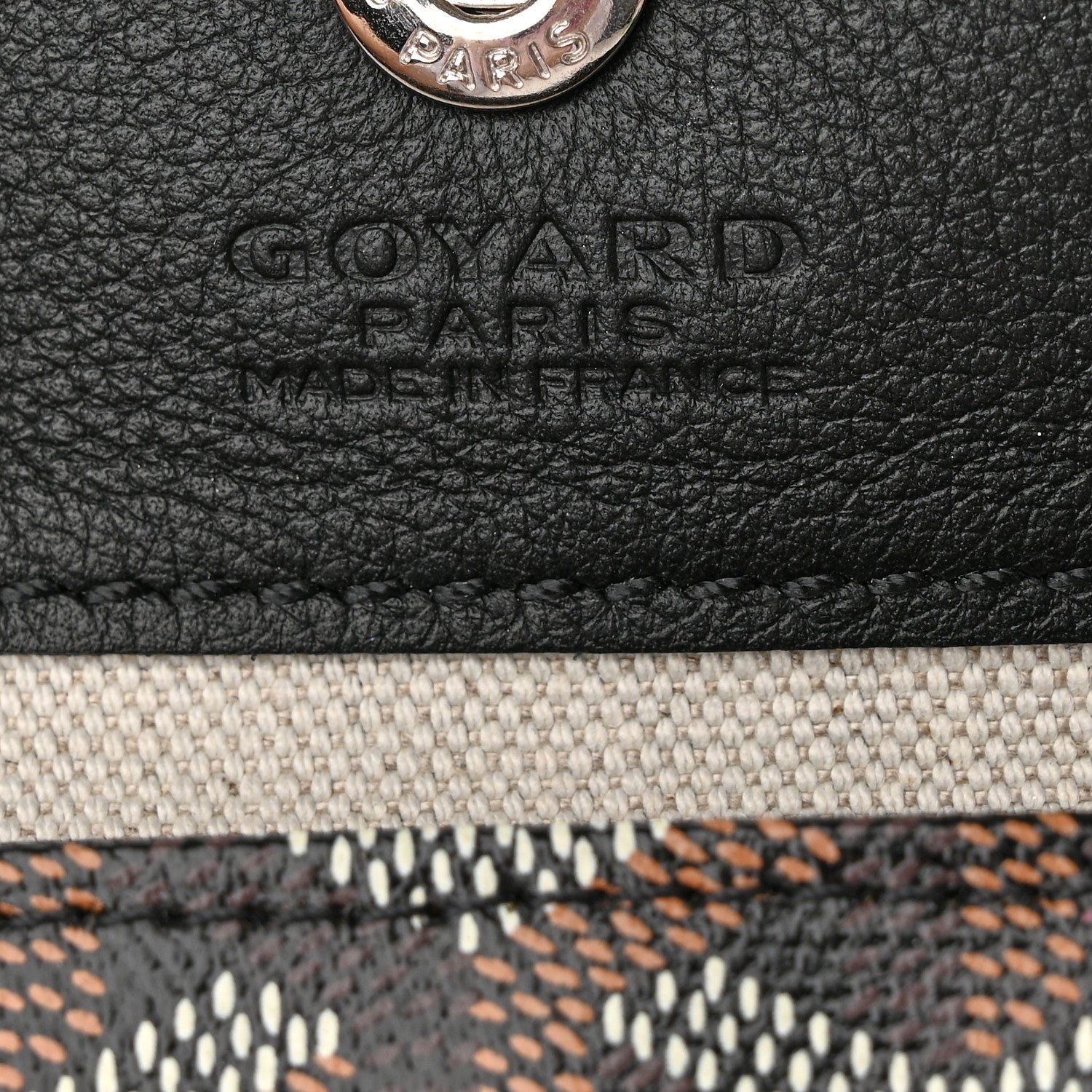 Goyard Goyardine Mini Anjou Pouch Black 5 of 6