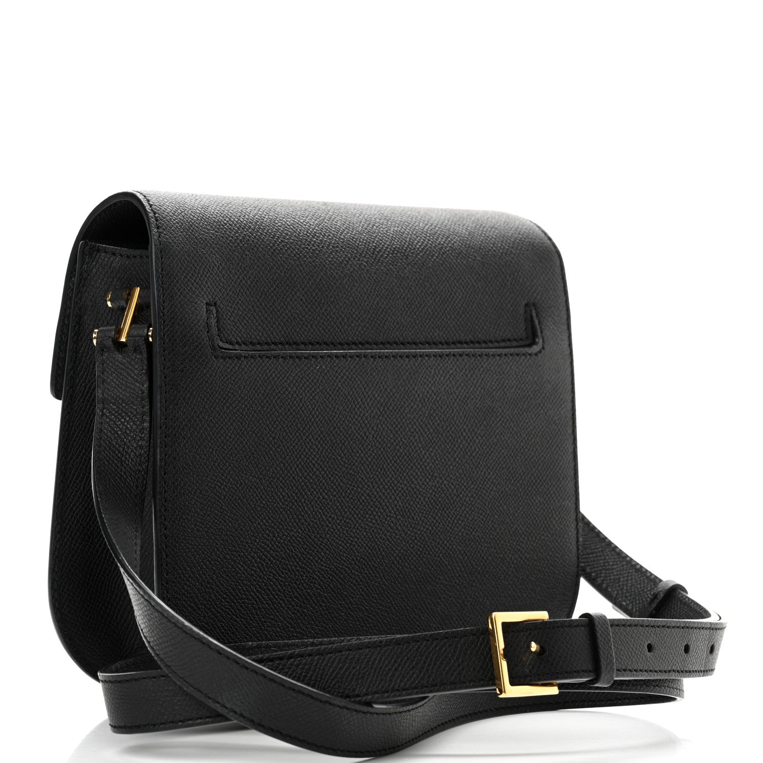Tom Ford Grained Calfskin Mini T Clasp Tara Crossbody Bag Black 3 of 9