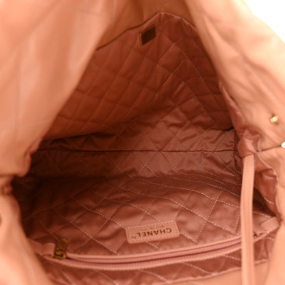 Chanel Shiny Calfskin Quilted Small Chanel 22 Beige 5 of 11