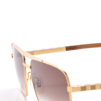 Louis Vuitton Attitude Sunglasses Z0259U Gold 7 of 7