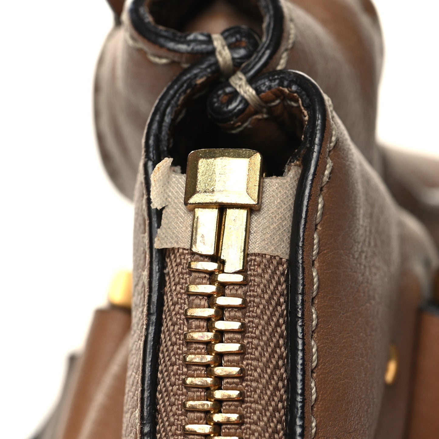 Calfskin Medium Marcie Satchel Nut