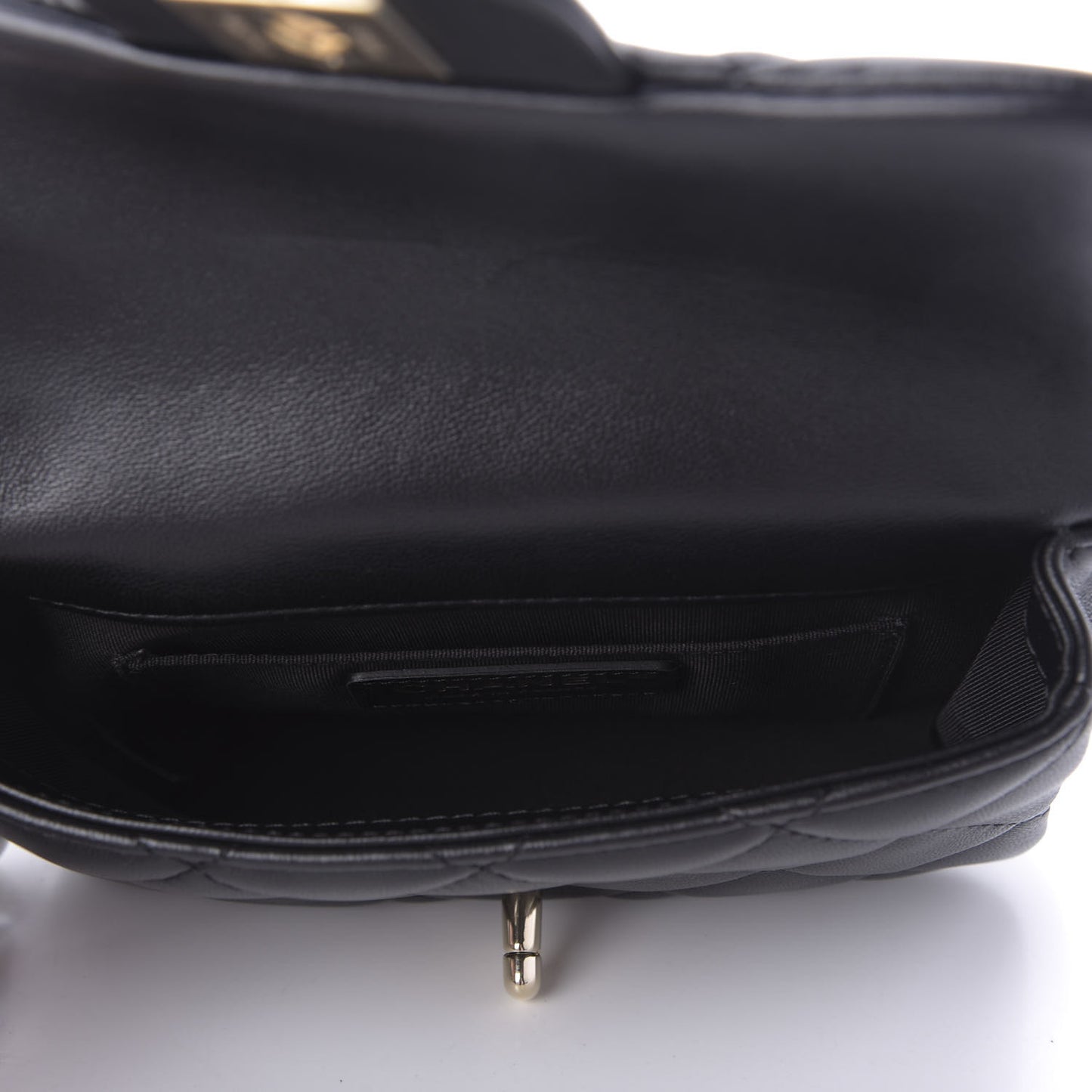 Lambskin Quilted Mini My Precious Waist Bag Black