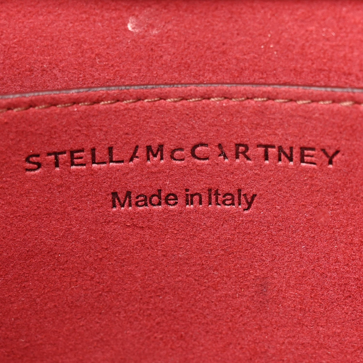 Stella McCartney Eco Alter Nappa Medium Frayme Shoulder Bag Red 6 of 11