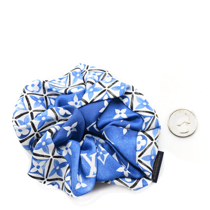 Louis Vuitton Silk By The Pool Scrunchie Blue 2 of 3