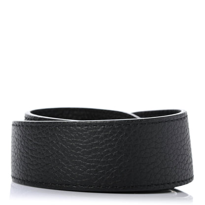 Louis Vuitton Calfskin Jersey Shoulder Strap Black 2 of 4
