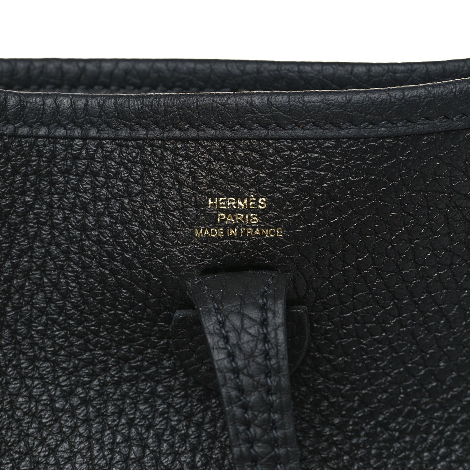 Hermes Taurillon Clemence Evelyne TPM Black 6 of 10