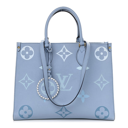 Louis Vuitton Empreinte Monogram Giant By The Pool Onthego MM Summer Blue 1 of 16