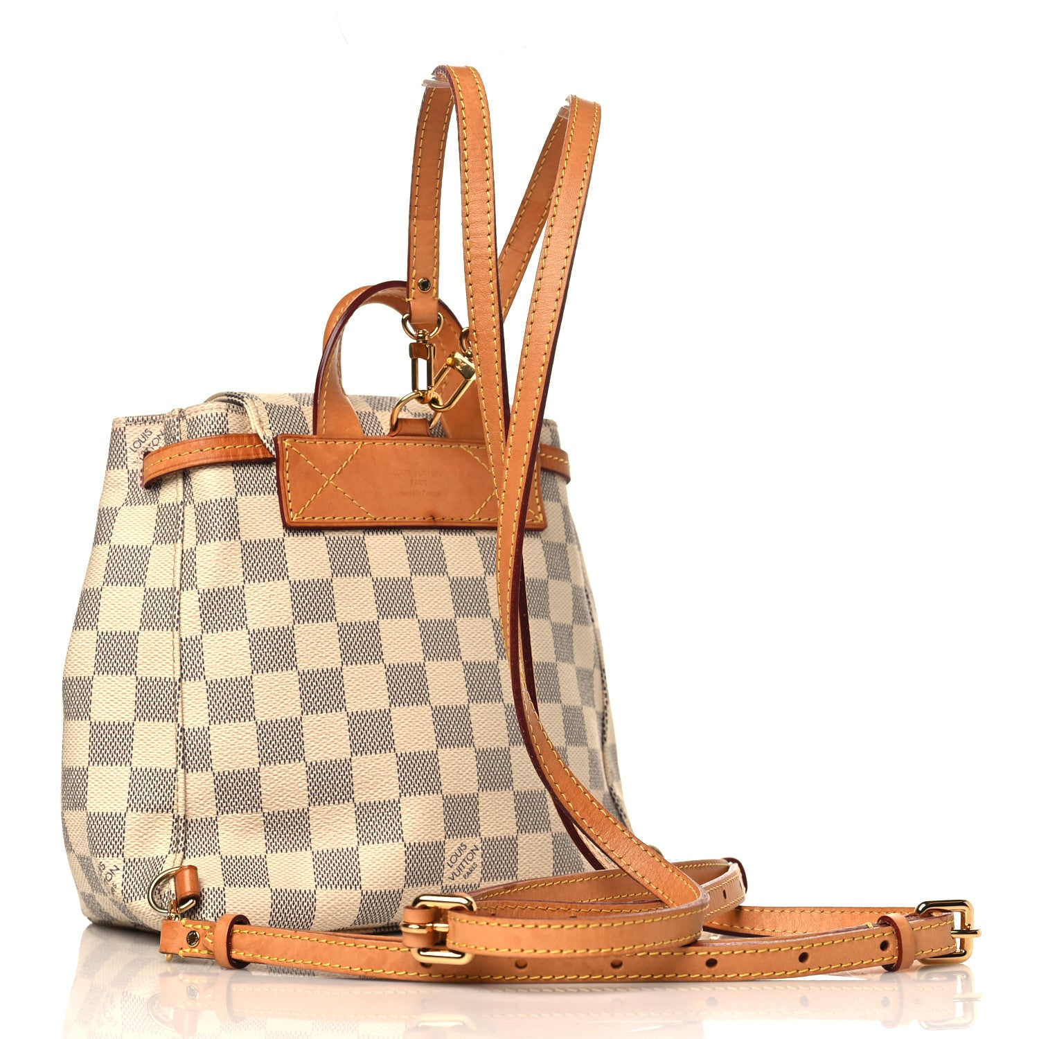 Louis Vuitton Damier Azur Sperone BB Backpack 3 of 8