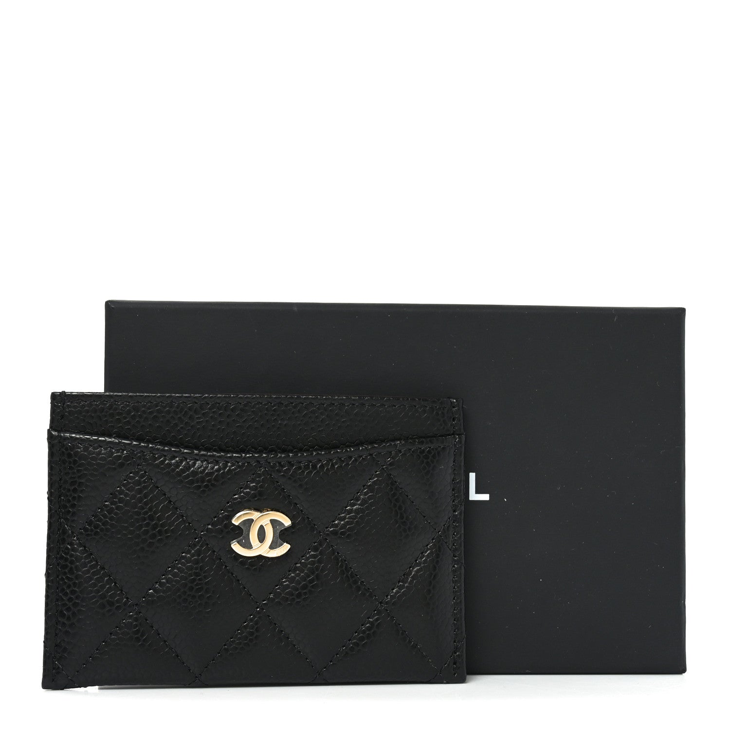 Chanel Caviar Quilted Card Holder Black 8 of 8