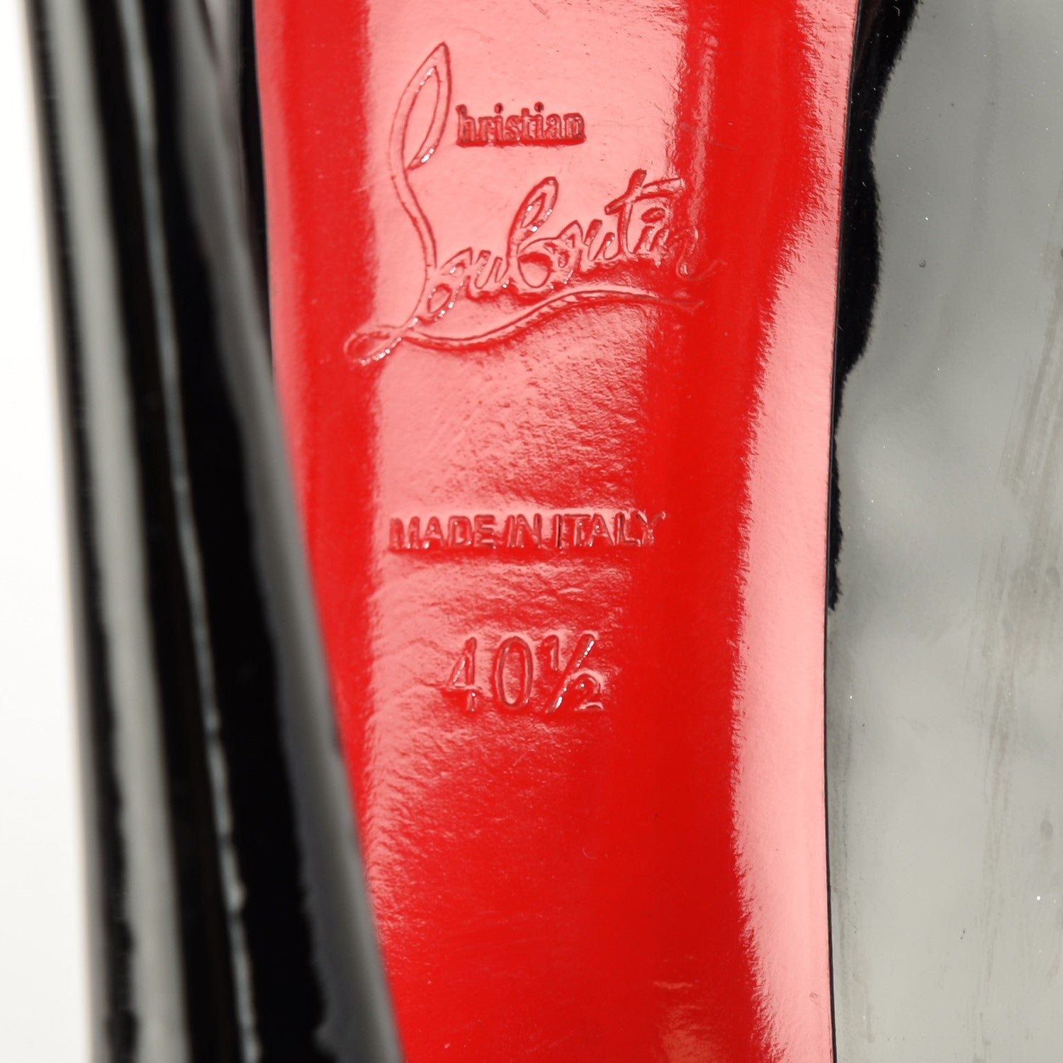 Christian Louboutin Patent Highness 160 Pumps 40.5 Black 6 of 7